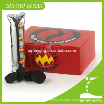 Fruit wood charcoal tablets for chicha